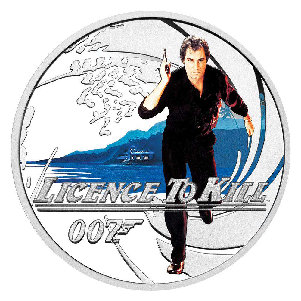 James Bond Licence To Kill 1/2 oz Silver Proof Coin - By The Perth Mint - Image 4