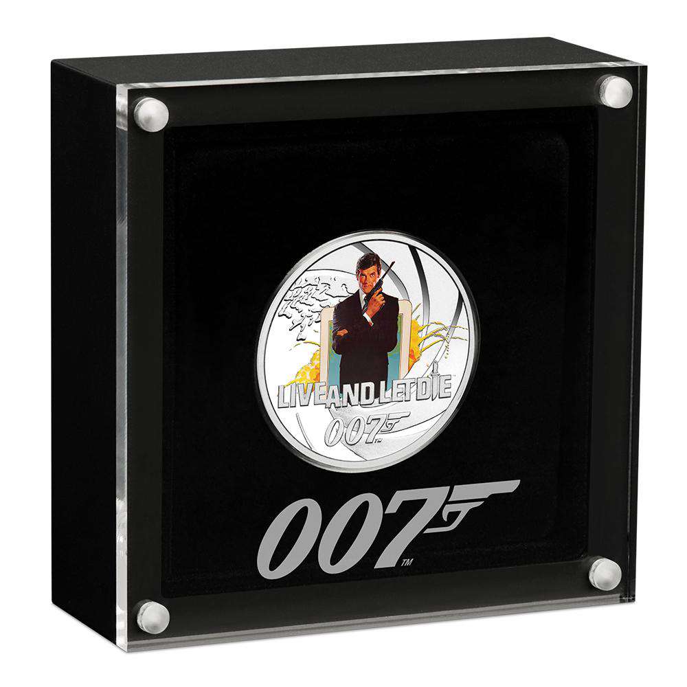 James Bond Live And Let Die 1/2 oz Silver Proof Coin - By The Perth Mint - Image 2