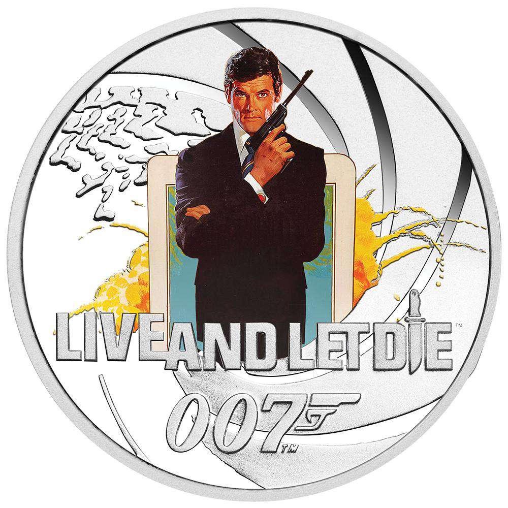 James Bond Live And Let Die 1/2 oz Silver Proof Coin - By The Perth Mint - Image 3