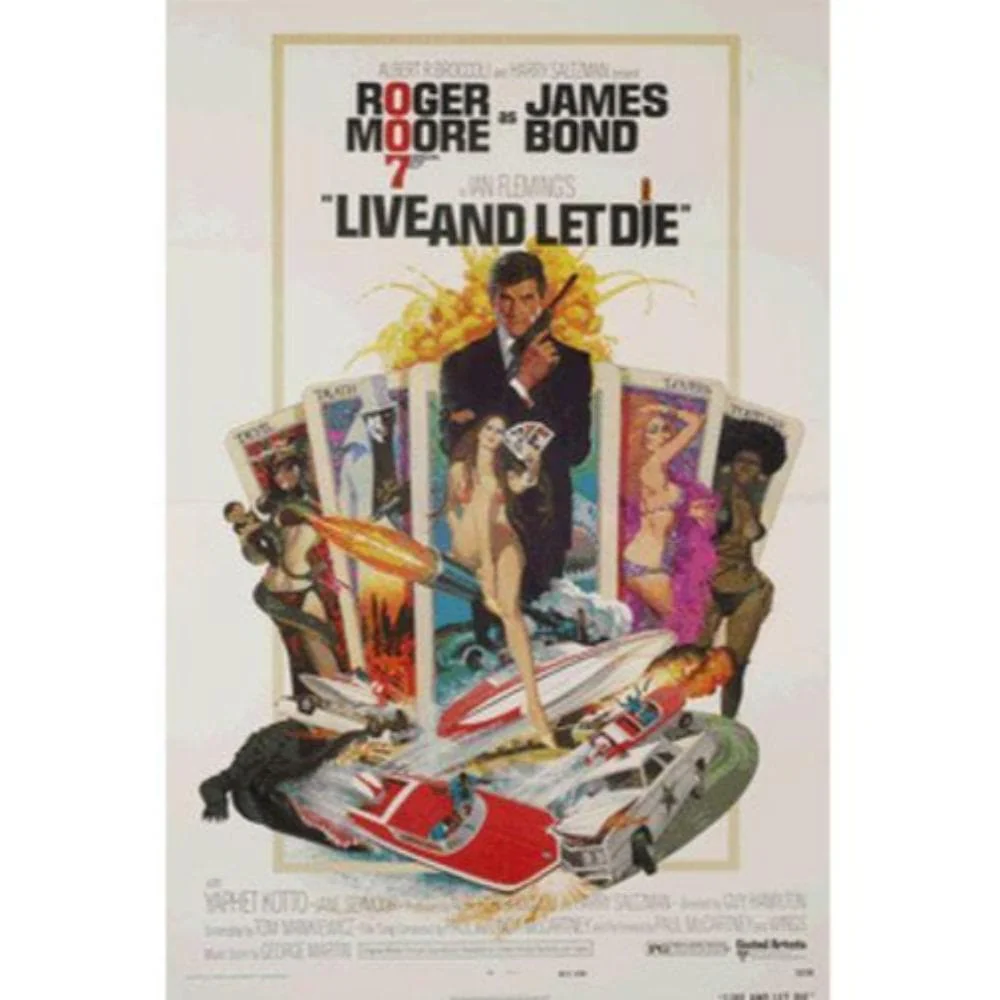 James Bond Live And Let Die Poster T-Shirt - Image 2
