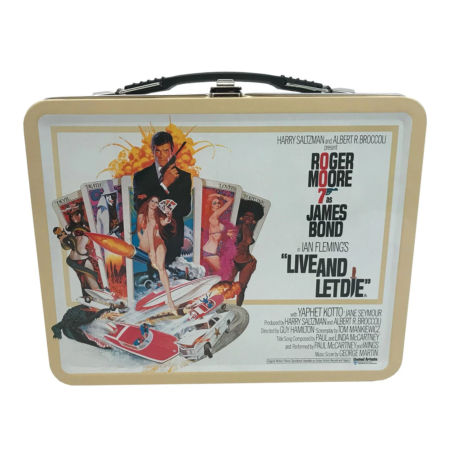 James Bond Live And Let Die Tin Tote Lunch Box - Image 6