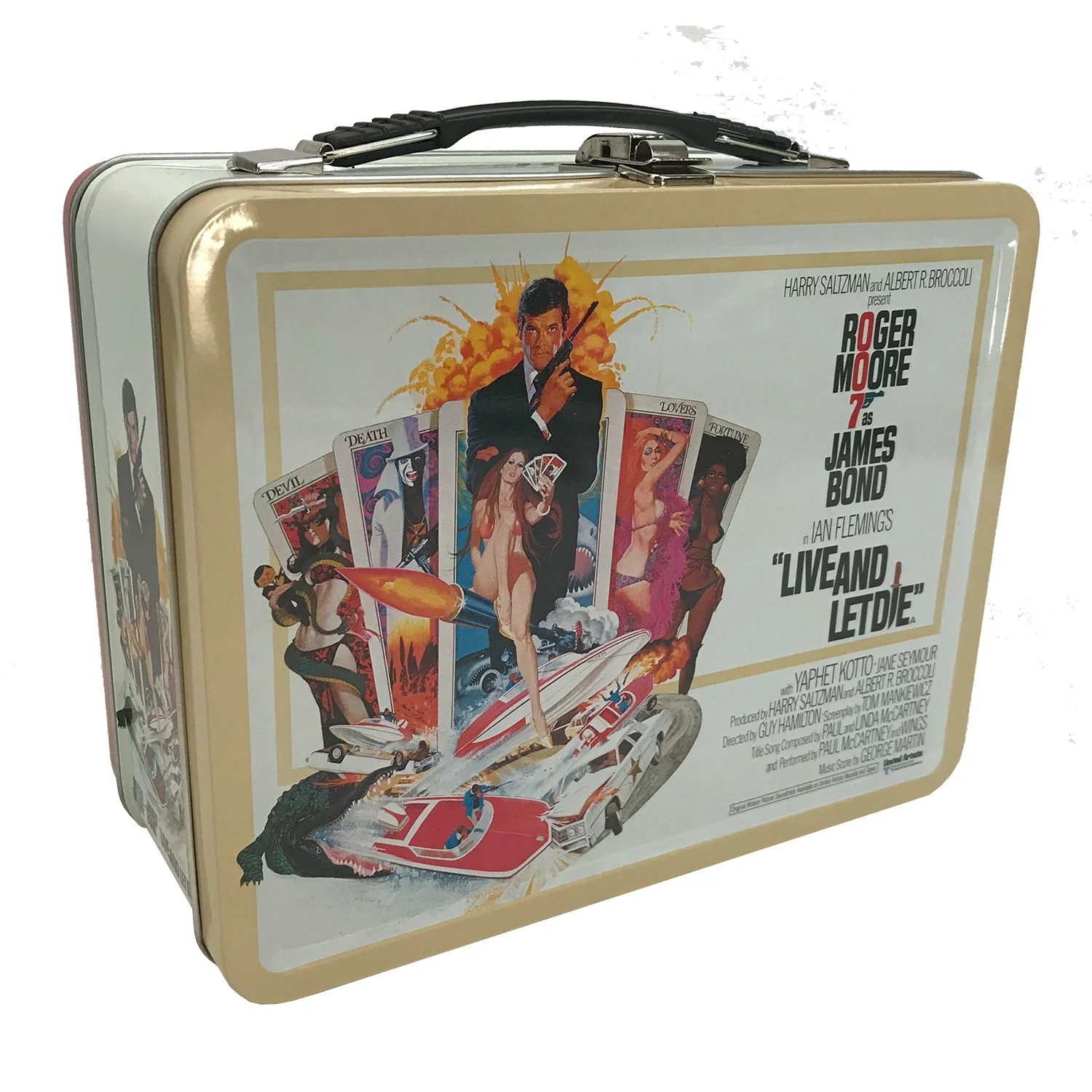 James Bond Live And Let Die Tin Tote Lunch Box - Image 8