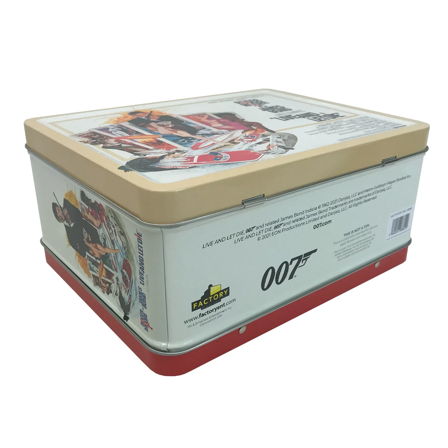 James Bond Live And Let Die Tin Tote Lunch Box - Image 9