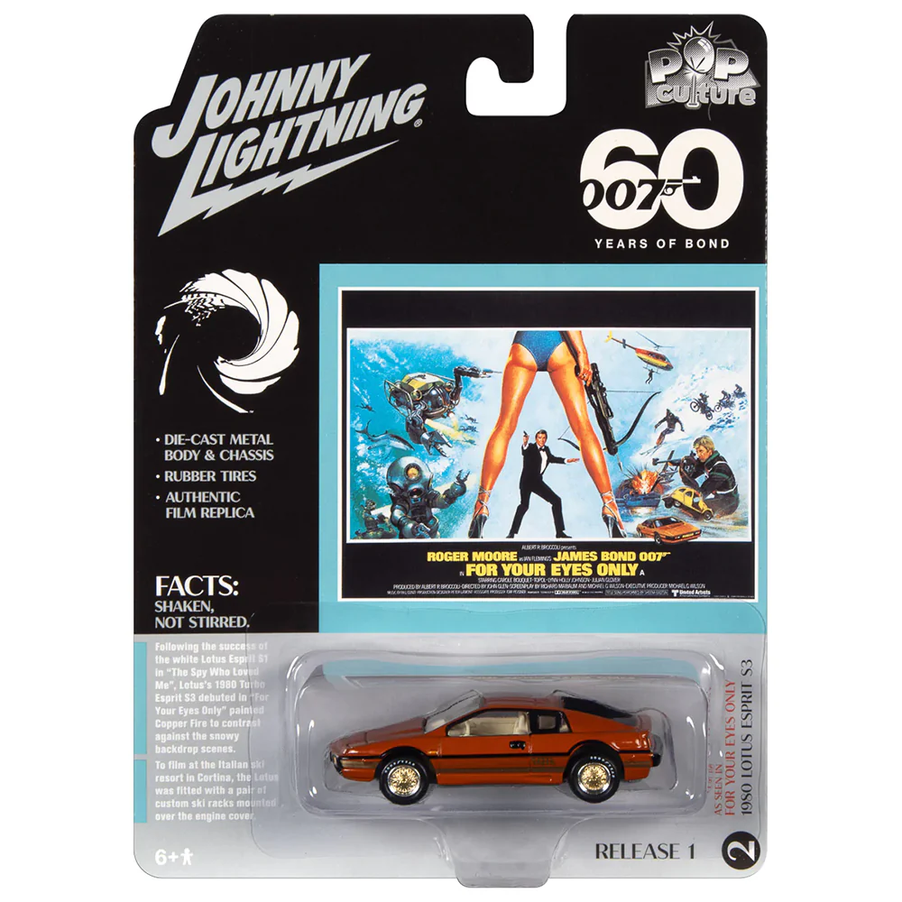 James Bond Lotus Turbo Esprit S3 Car - For Your Eyes Only Edition - By Johnny Lightning - Image 2