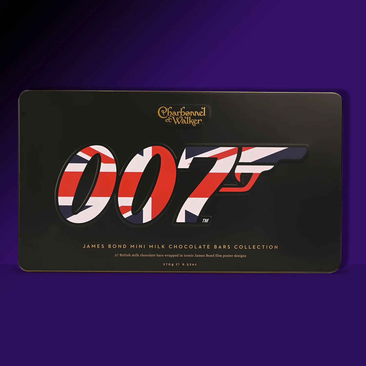 James Bond Mini Milk Chocolate Bars Tin - By Charbonnel et Walker (270g) - Image 6