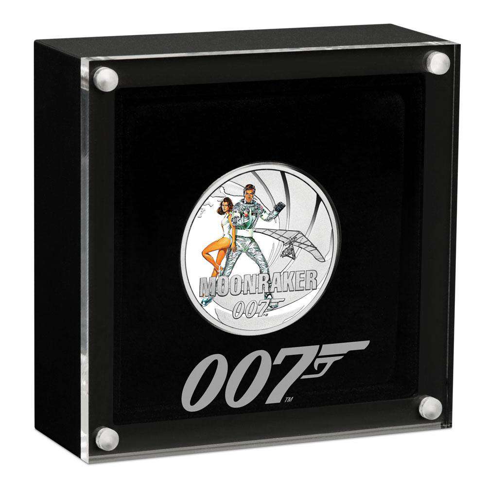 James Bond Moonraker 1/2 oz Silver Proof Coin - By The Perth Mint - Image 2