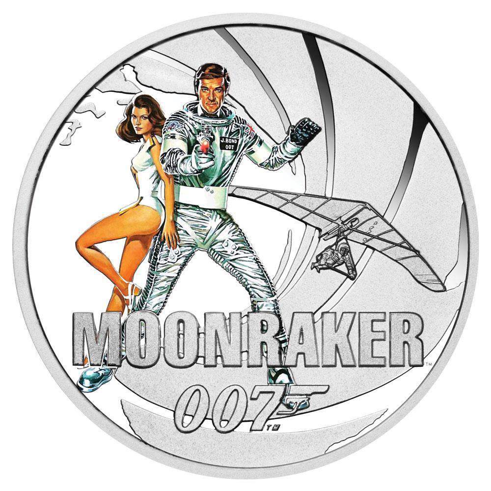 James Bond Moonraker 1/2 oz Silver Proof Coin - By The Perth Mint - Image 5