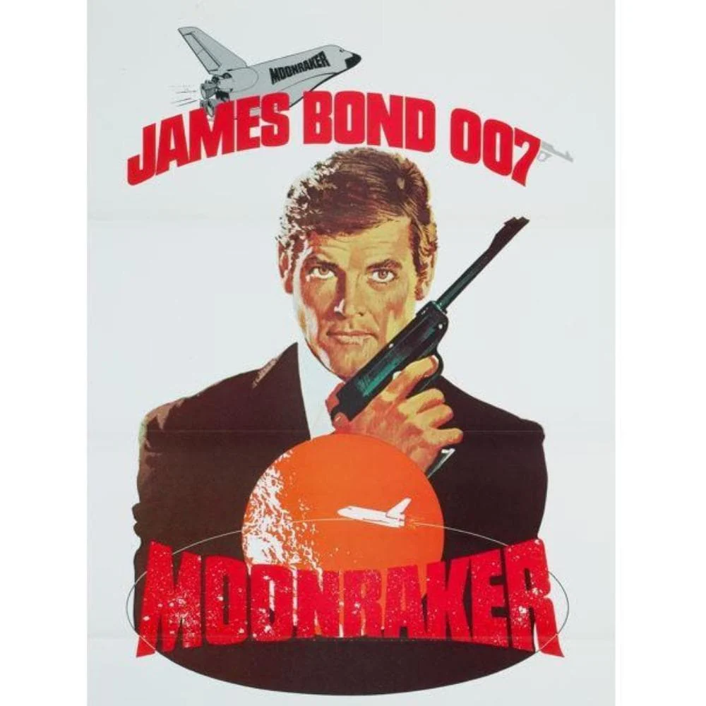 James Bond Moonraker Poster T-Shirt - Image 2
