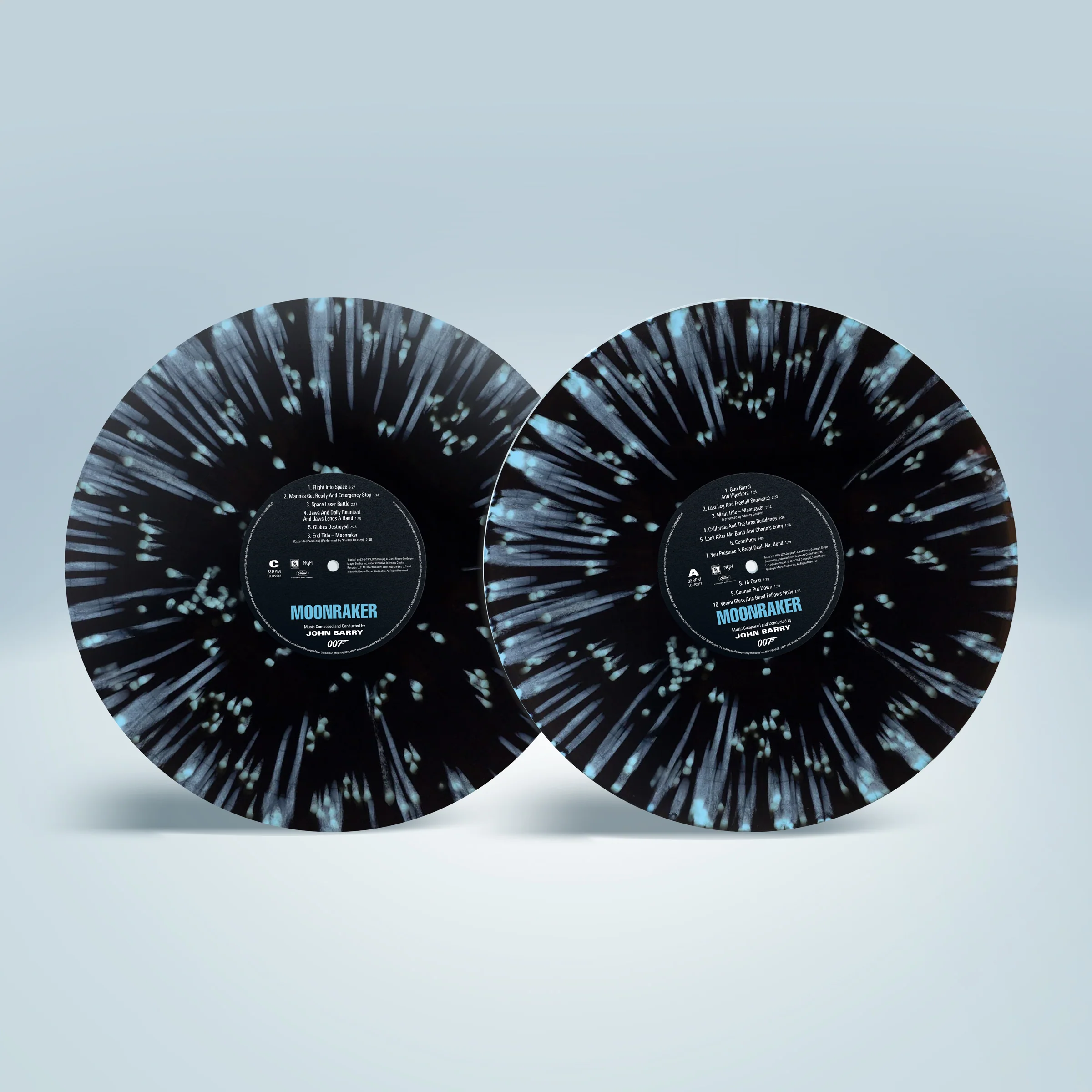 James Bond Moonraker Soundtrack 12" Double Vinyl LP - Exclusive Deep Space Edition (Pre-order) - Image 2