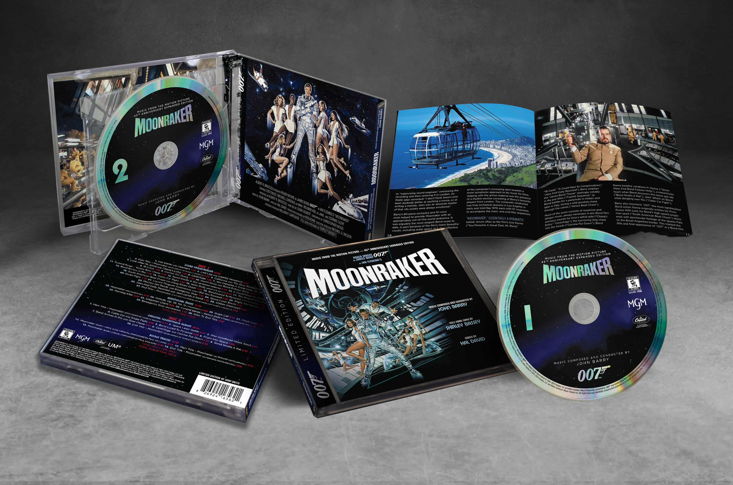 James Bond Moonraker Soundtrack Double CD Set - 45th Anniversary Expanded Remastered Edition - Image 3