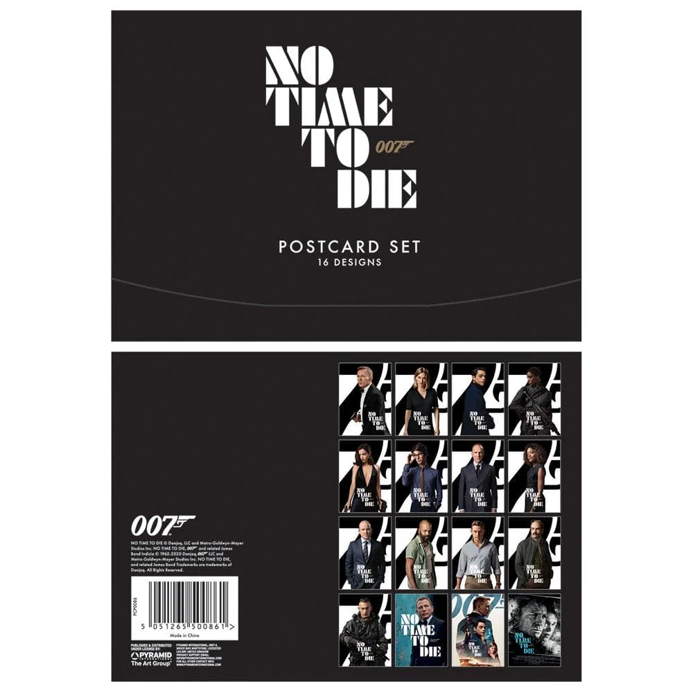 James Bond No Time To Die 16-Piece Postcard Set (Outlet Item) - Image 4