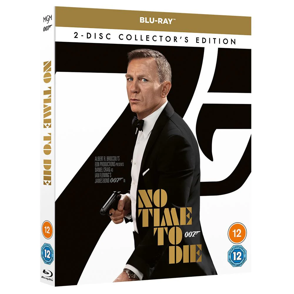 James Bond No Time To Die Blu-Ray - 2-Disc Collector's Edition