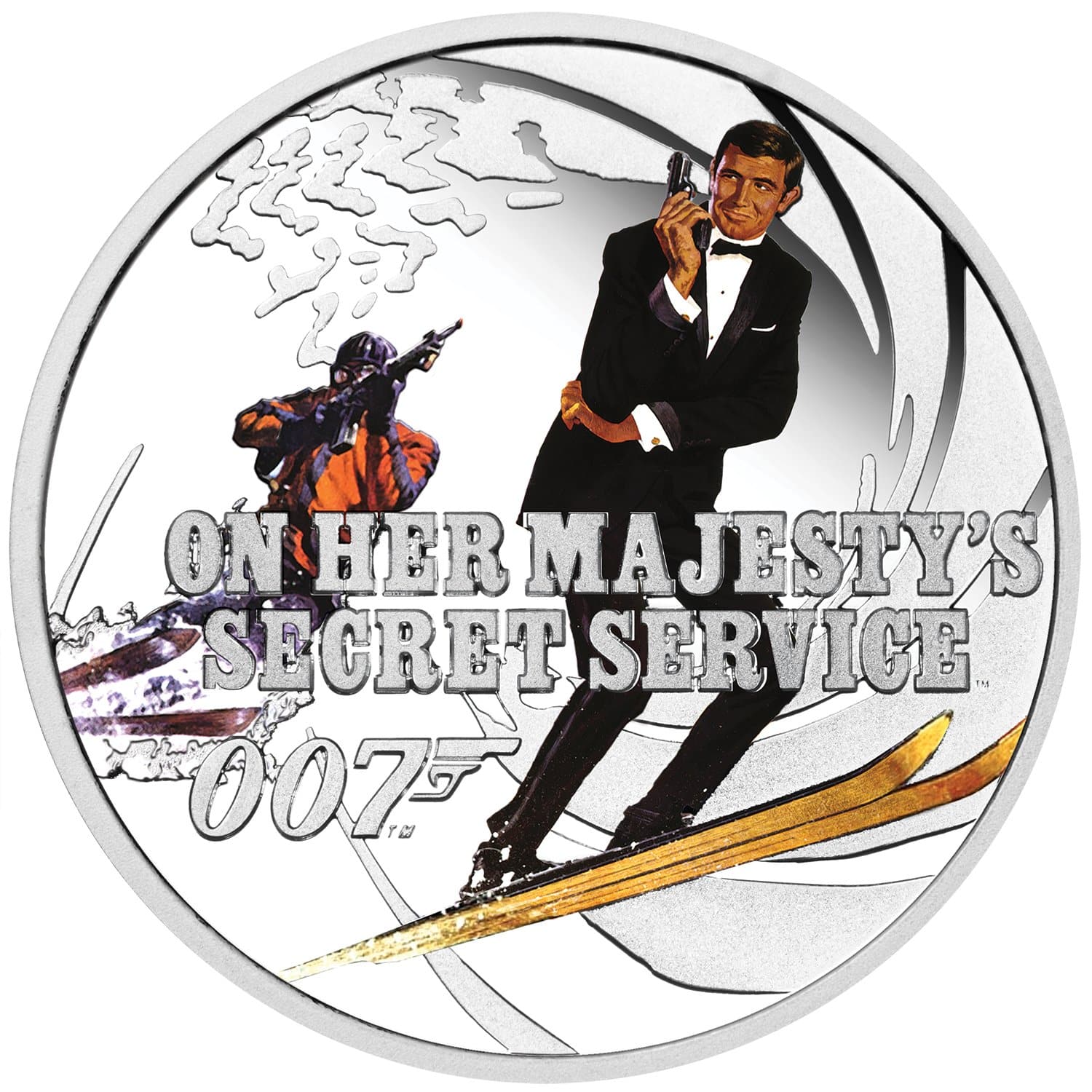 James Bond On Her Majesty’s Secret Service 1/2 oz Silver Proof Coin - by The Perth Mint - Image 4