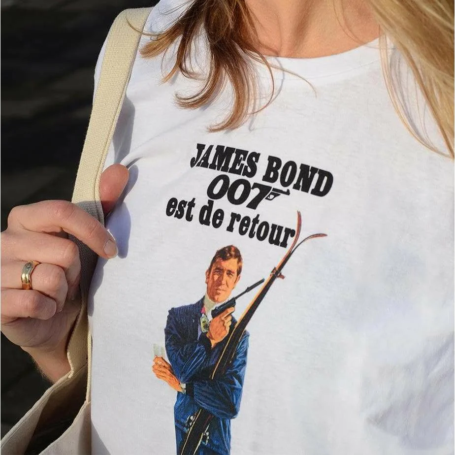 James Bond On Her Majesty's Secret Service Poster T-Shirt - Image 2