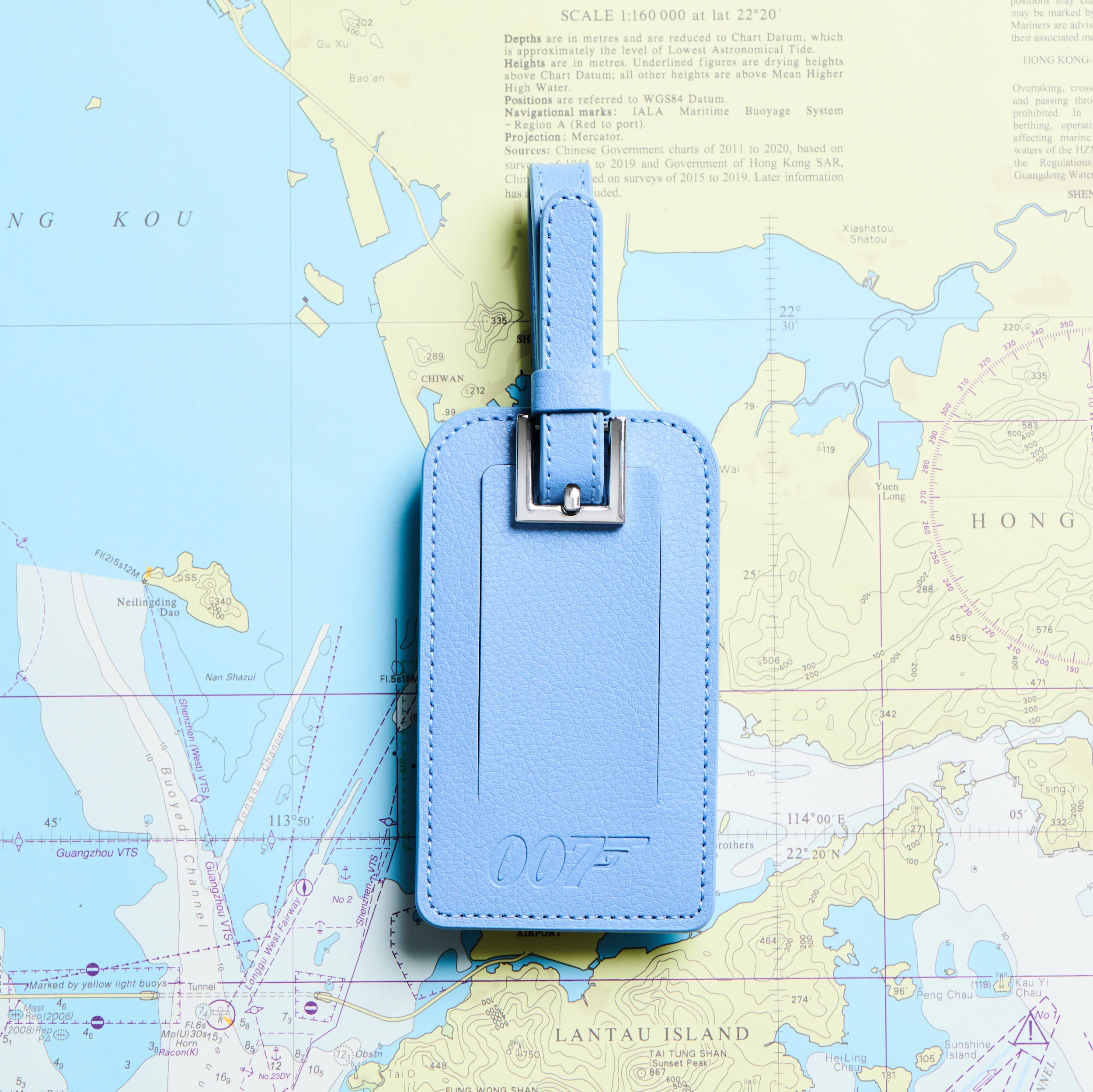 James Bond Personalised Leather Luggage Tag (3 Colours) - Image 5