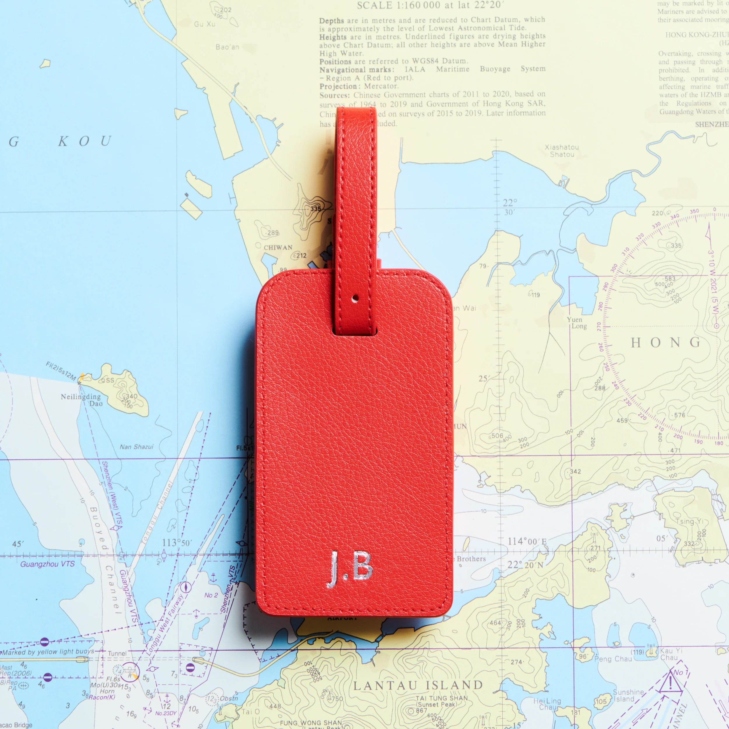 James Bond Personalised Leather Luggage Tag (3 Colours) - Image 8