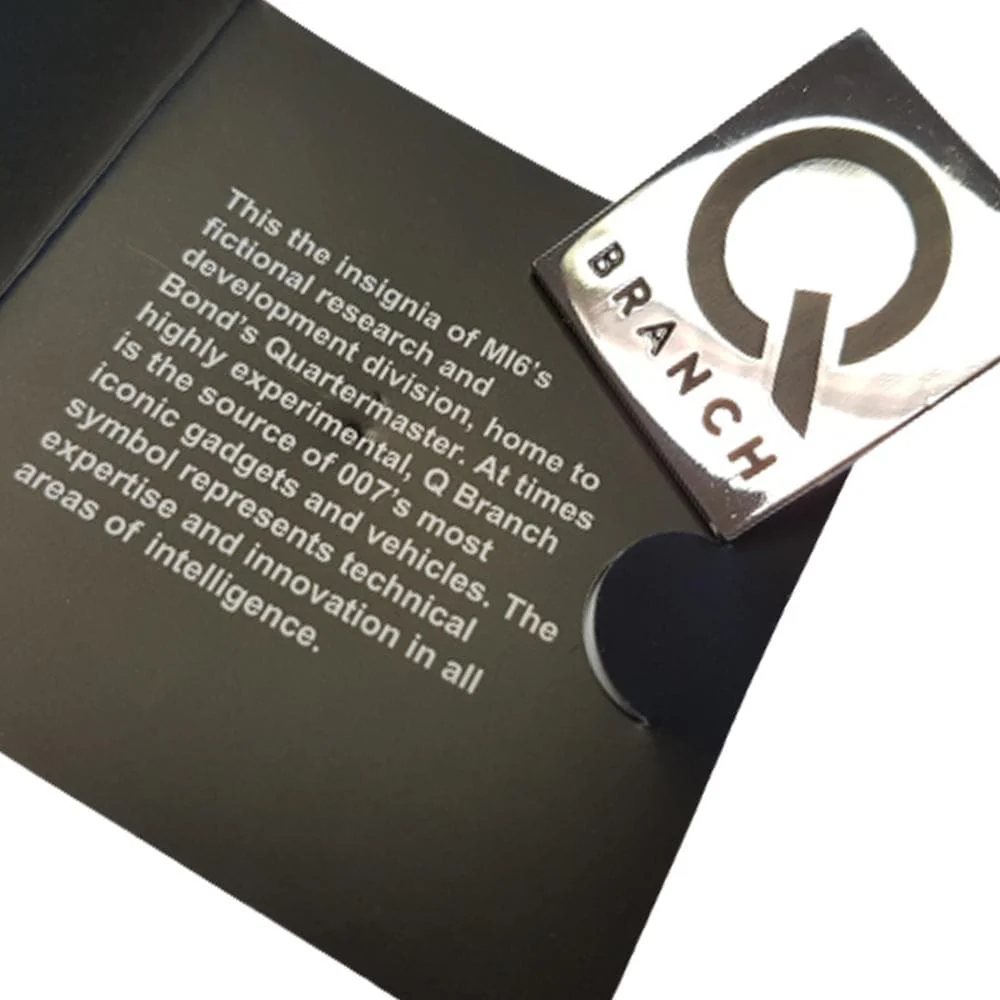 James Bond Q Branch Pin Badge - Image 4