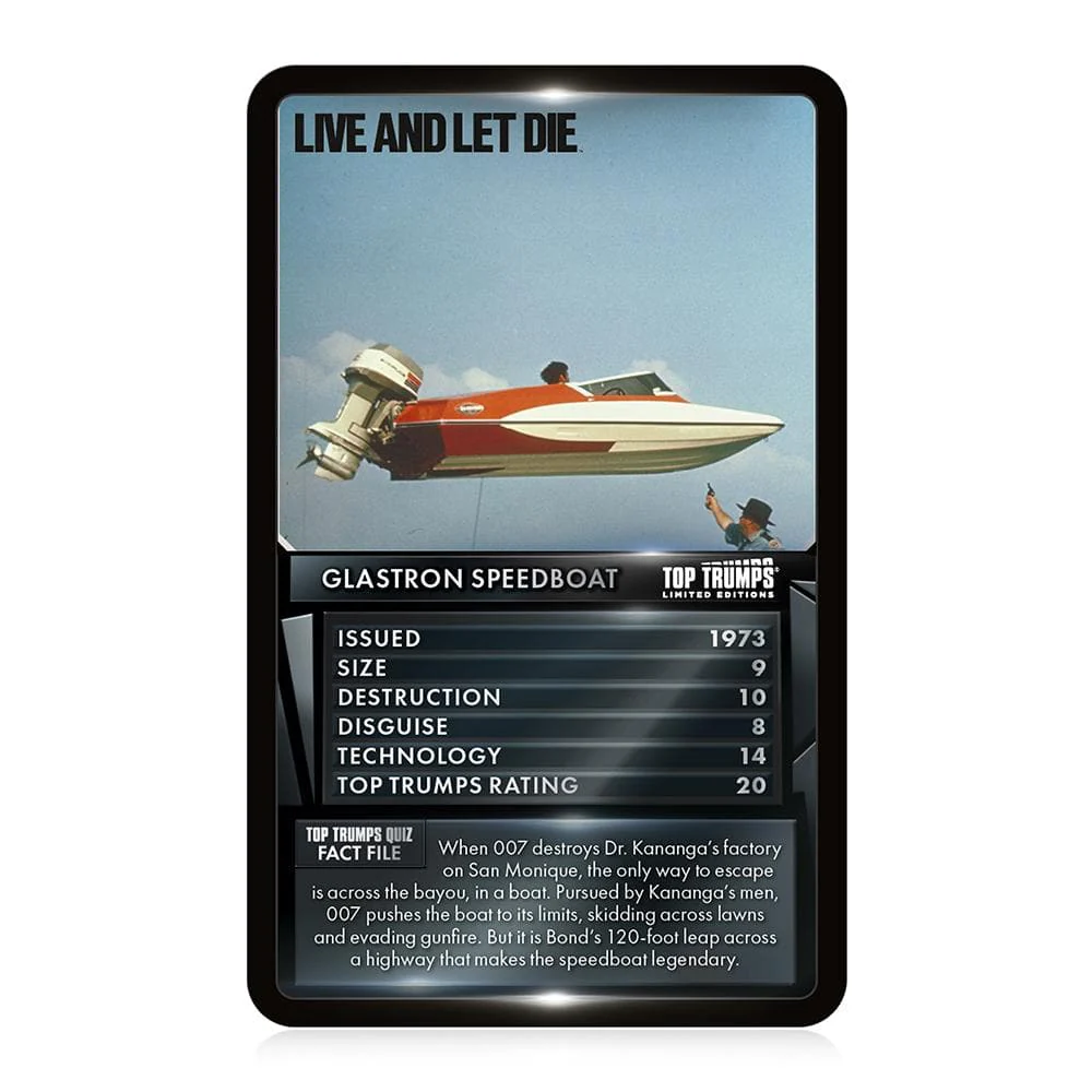 James Bond Q Branch Top Trumps - Image 4