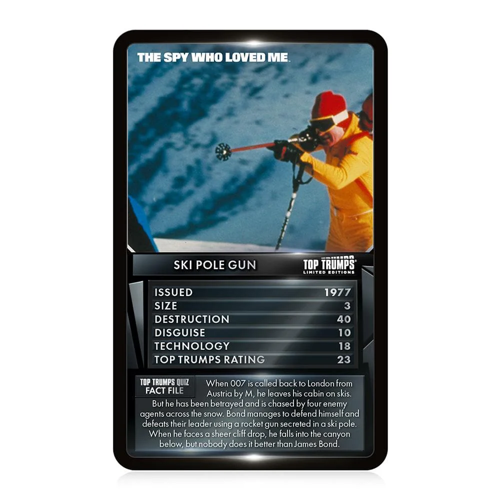 James Bond Q Branch Top Trumps - Image 6