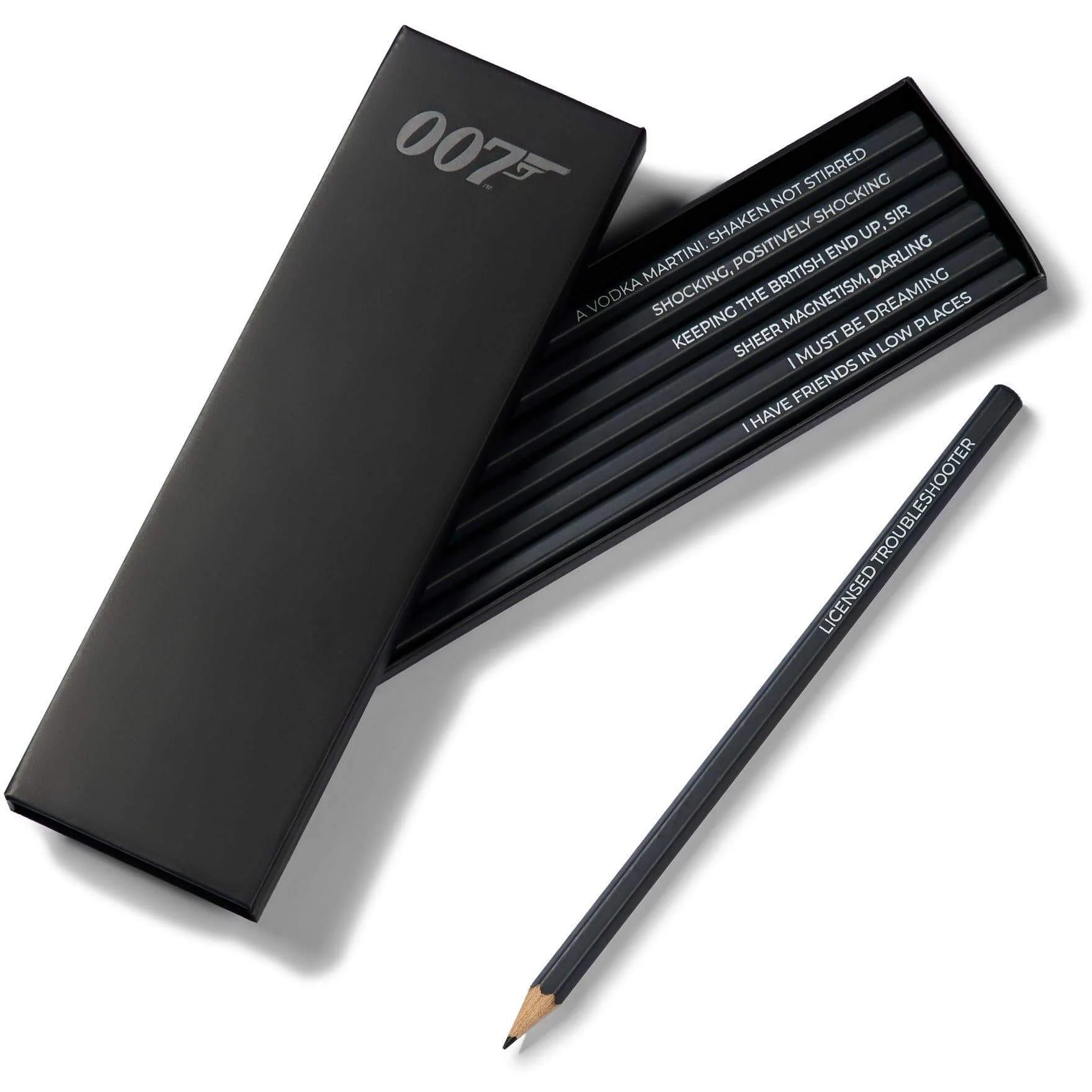 James Bond Quote Pencil Set - Image 2