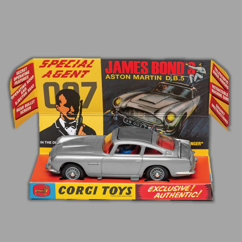 James Bond Aston Martin DB5 Model Car With Ejector Seat - Goldfinger 60th Anniversary Edition - By Corgi - Image 3