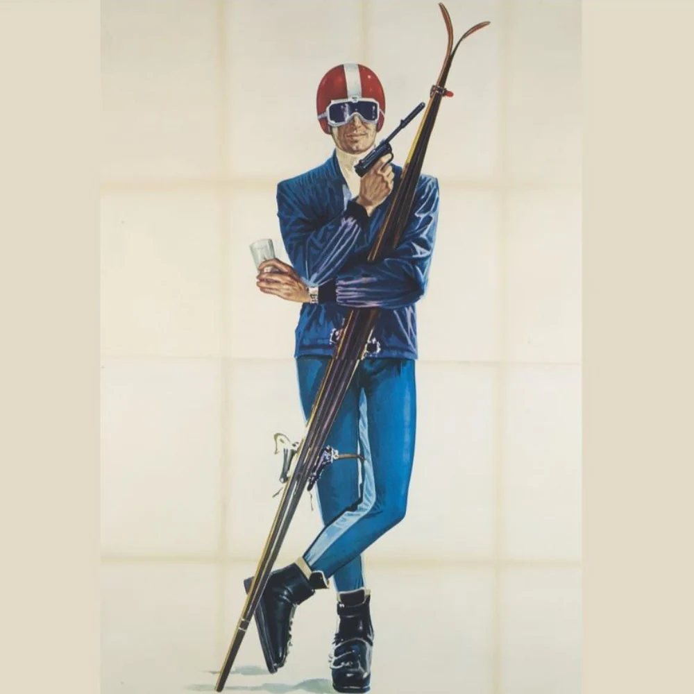 James Bond Skier Tree Decoration - Image 2