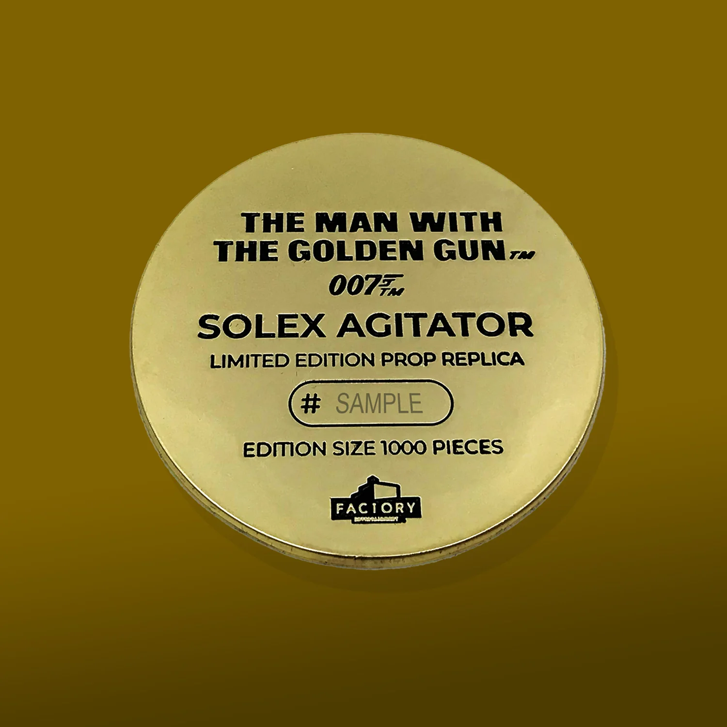 James Bond Solex Agitator Prop Replica - The Man With The Golden Gun Numbered Edition - Image 7