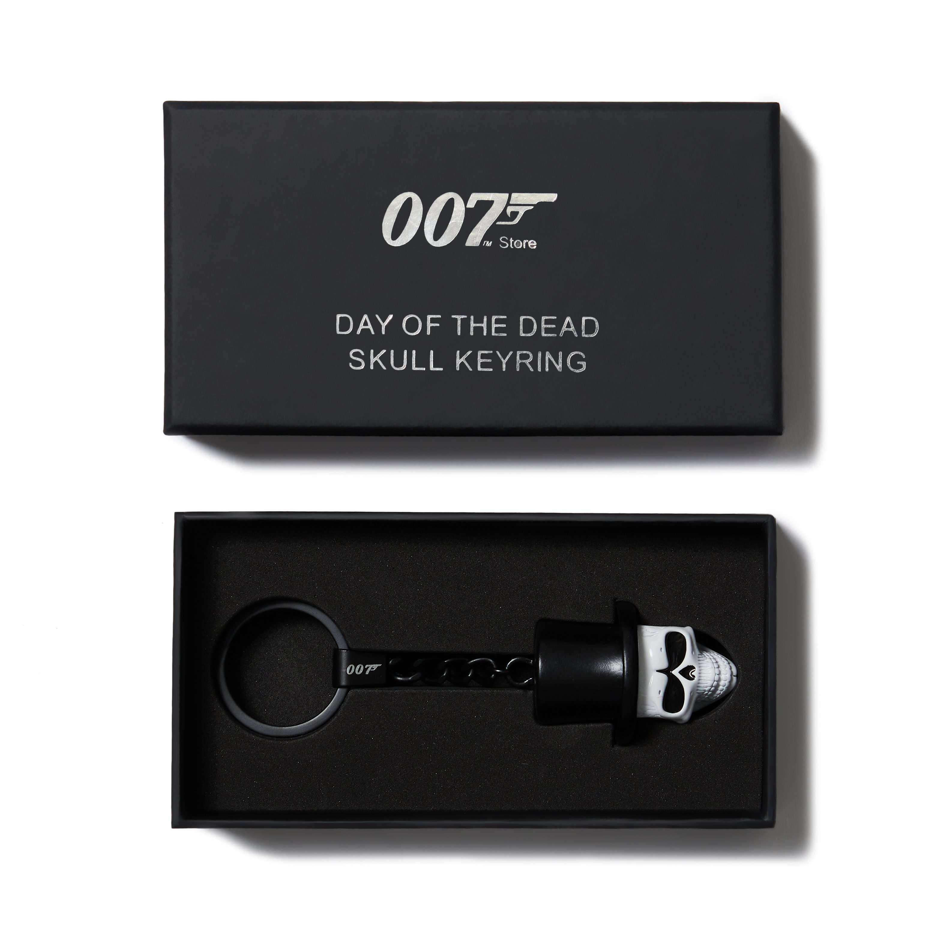 James Bond Spectre Skull Mask Metal & Enamel Keyring - Image 2