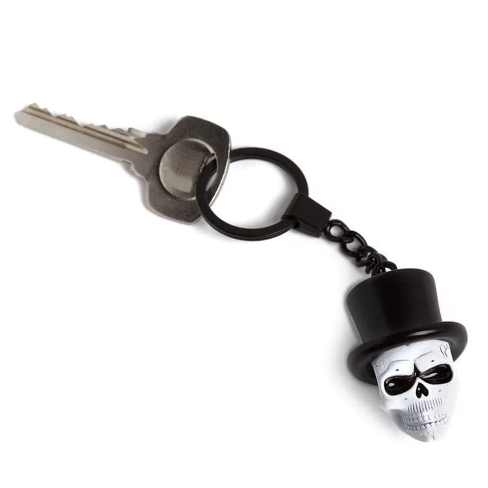 James Bond Spectre Skull Mask Metal & Enamel Keyring - Image 5