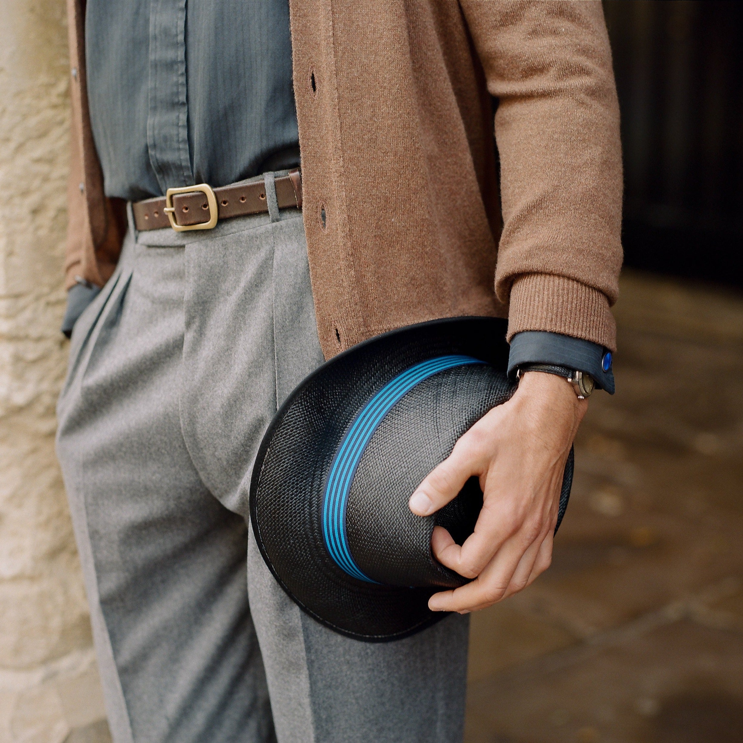 The James Bond Stoke Panama Trilby Hat - Goldfinger Edition - by Lock & Co. - Image 5
