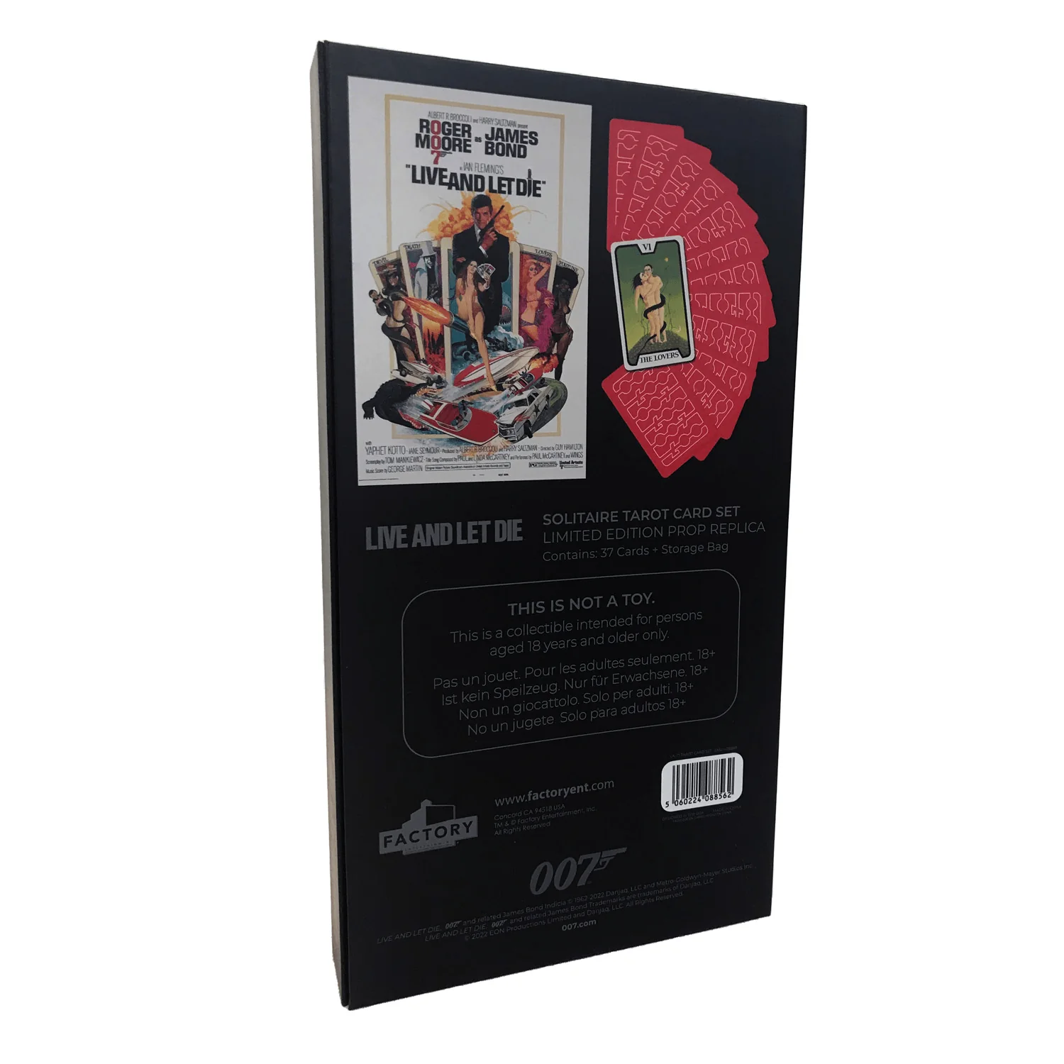 James Bond Tarot Cards Prop Replica - Live And Let Die Numbered Edition - Image 9