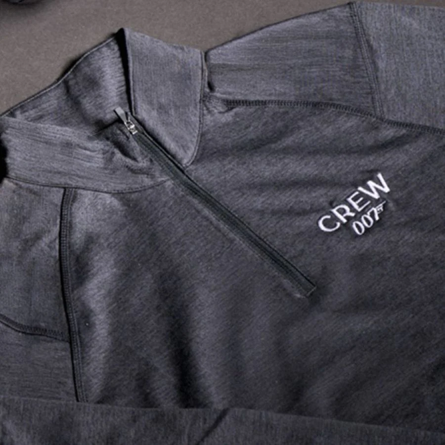 James Bond Technical Quarter Zip Top - 007 Crew Edition - Image 3