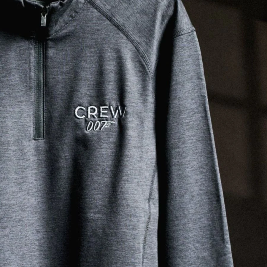 James Bond Technical Quarter Zip Top - 007 Crew Edition - Image 4