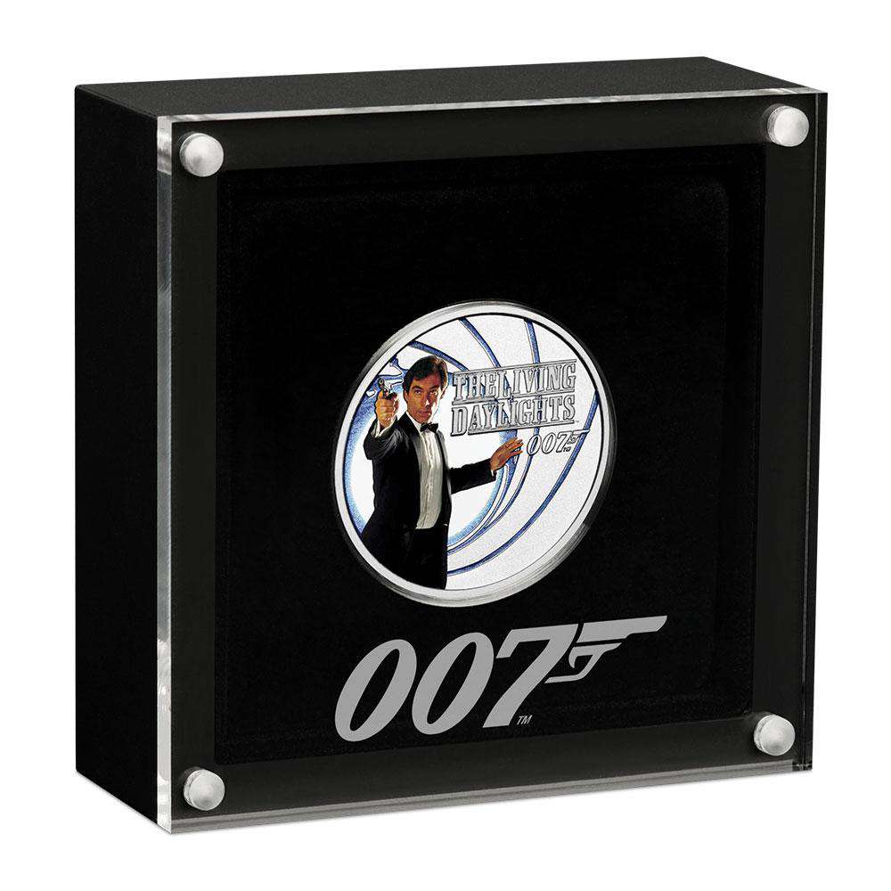 James Bond The Living Daylights 1/2 oz Silver Proof Coin - By The Perth Mint - Image 2