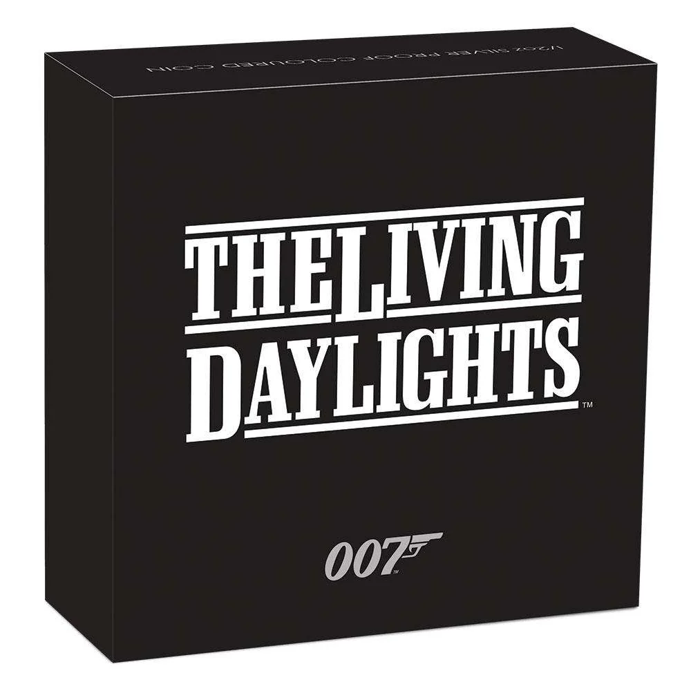 James Bond The Living Daylights 1/2 oz Silver Proof Coin - By The Perth Mint - Image 3