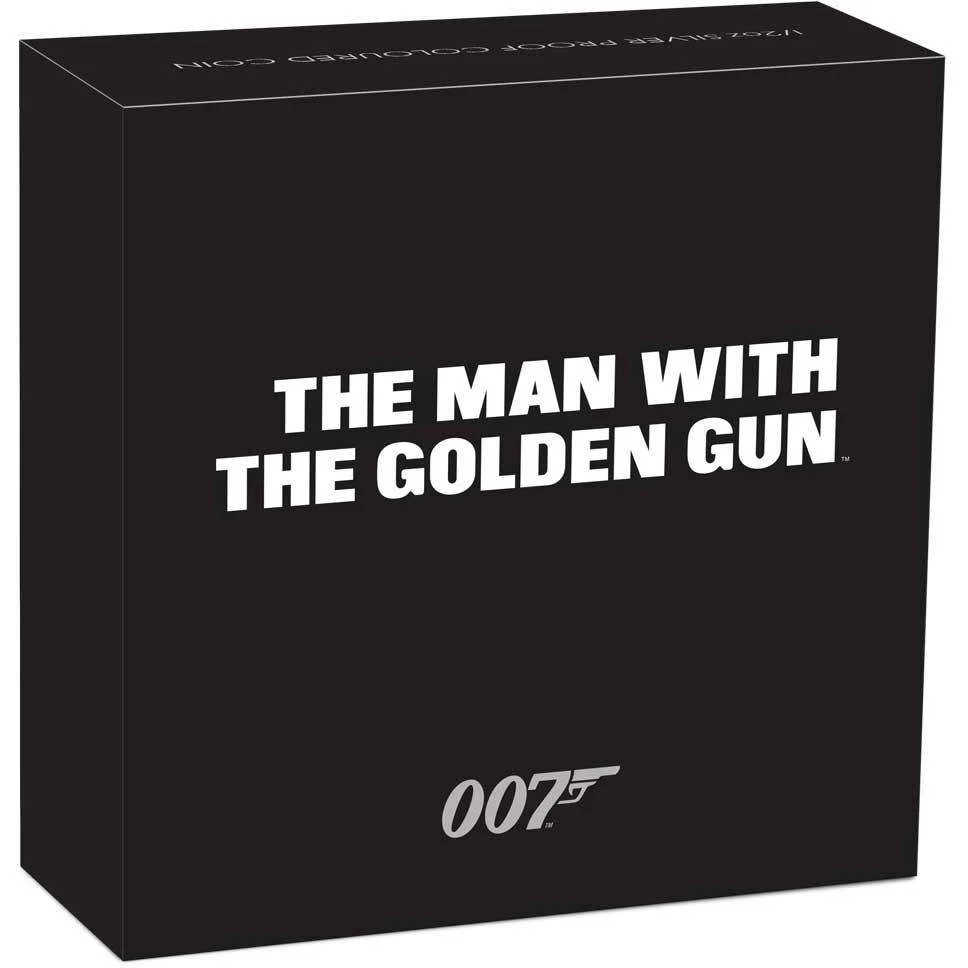 James Bond The Man With The Golden Gun 1/2 oz Silver Proof Coin - By The Perth Mint - Image 4