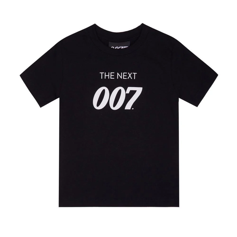 James Bond The Next 007 Kids Black T-Shirt
