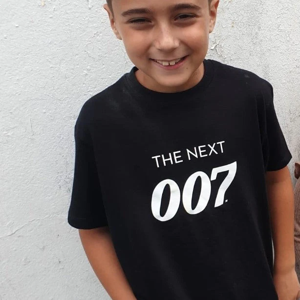 James Bond The Next 007 Kids Black T-Shirt - Image 2