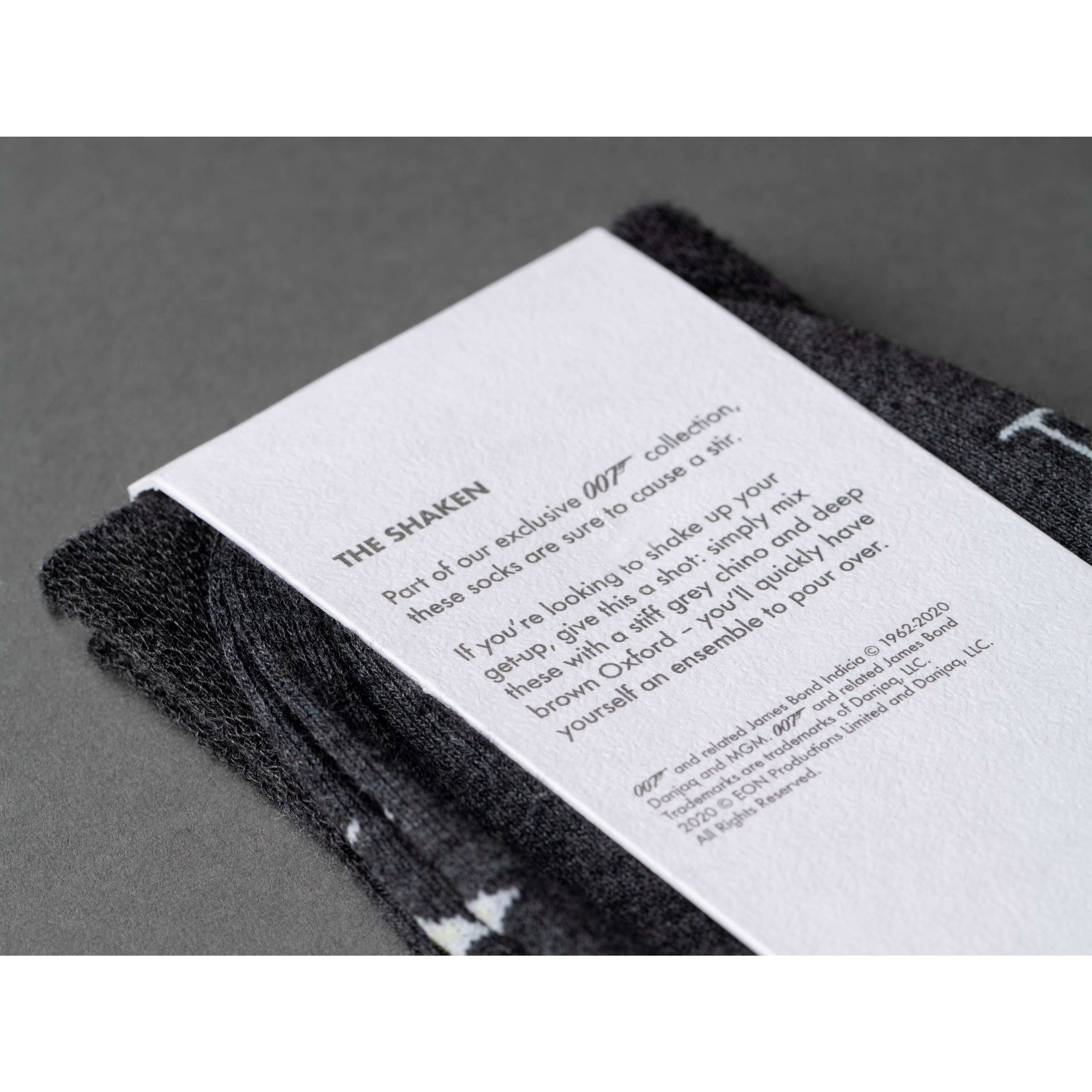 "The Shaken" James Bond Socks - By The London Sock Exchange - Image 5
