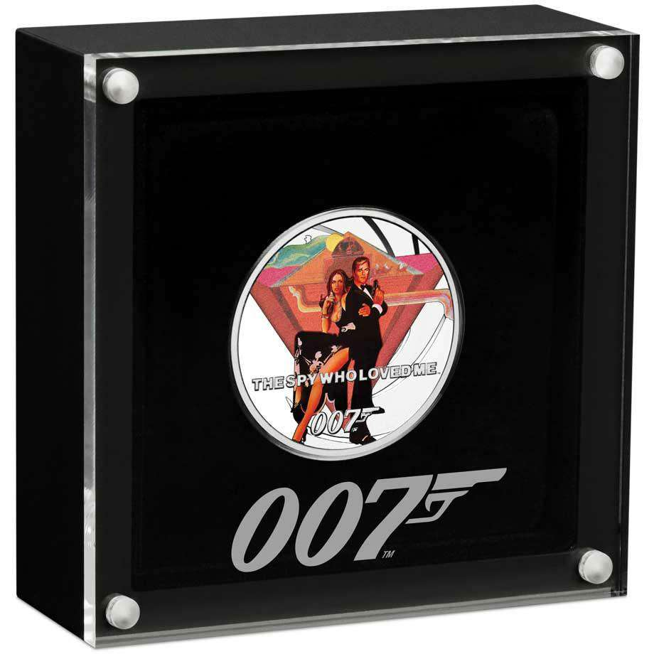 James Bond The Spy Who Loved Me 1/2 oz Silver Proof Coin - By The Perth Mint - Image 2