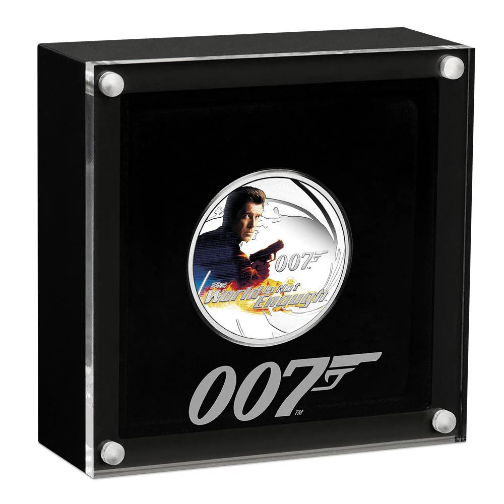 The World Is Not Enough 1/2 oz Silver Proof Coin - By The Perth Mint - Image 2