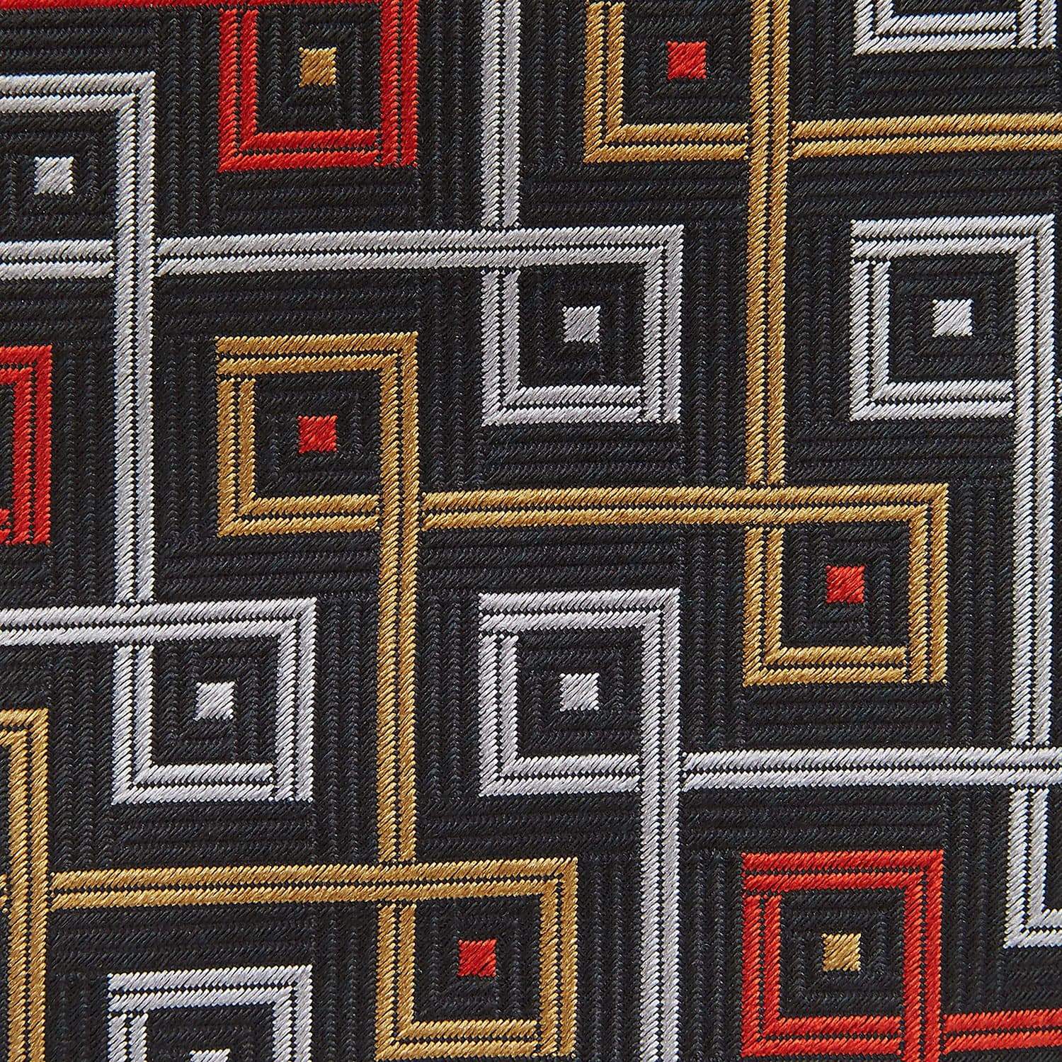 James Bond Geo Squares Silk Tie - The World Is Not Enough Edition - By Turnbull & Asser - Image 3