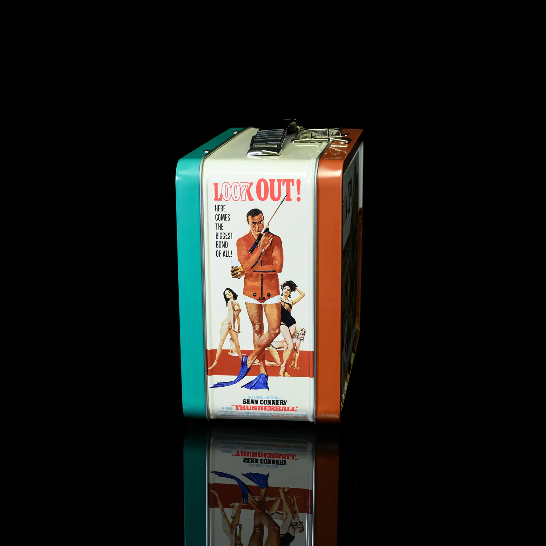James Bond Thunderball Tin Tote Lunch Box - Image 4