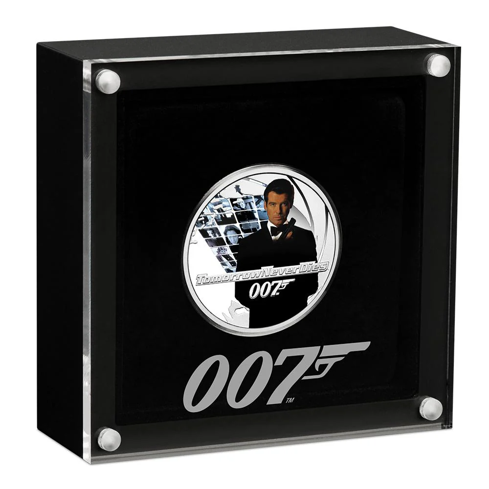 James Bond Tomorrow Never Dies 1/2 oz Silver Proof Coin - By The Perth Mint - Image 2