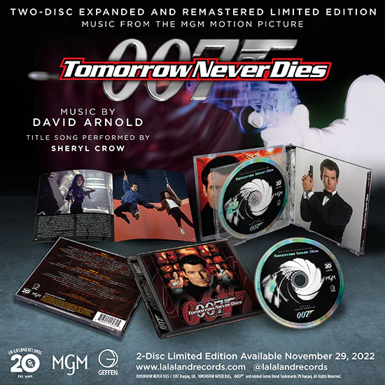 James Bond Tomorrow Never Dies Soundtrack Double CD Set - Expanded Remastered Edition - Image 2
