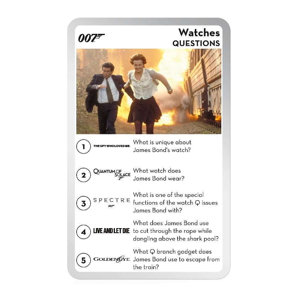 007 James Bond Top Trumps Quiz - No Time To Die Edition - Image 2