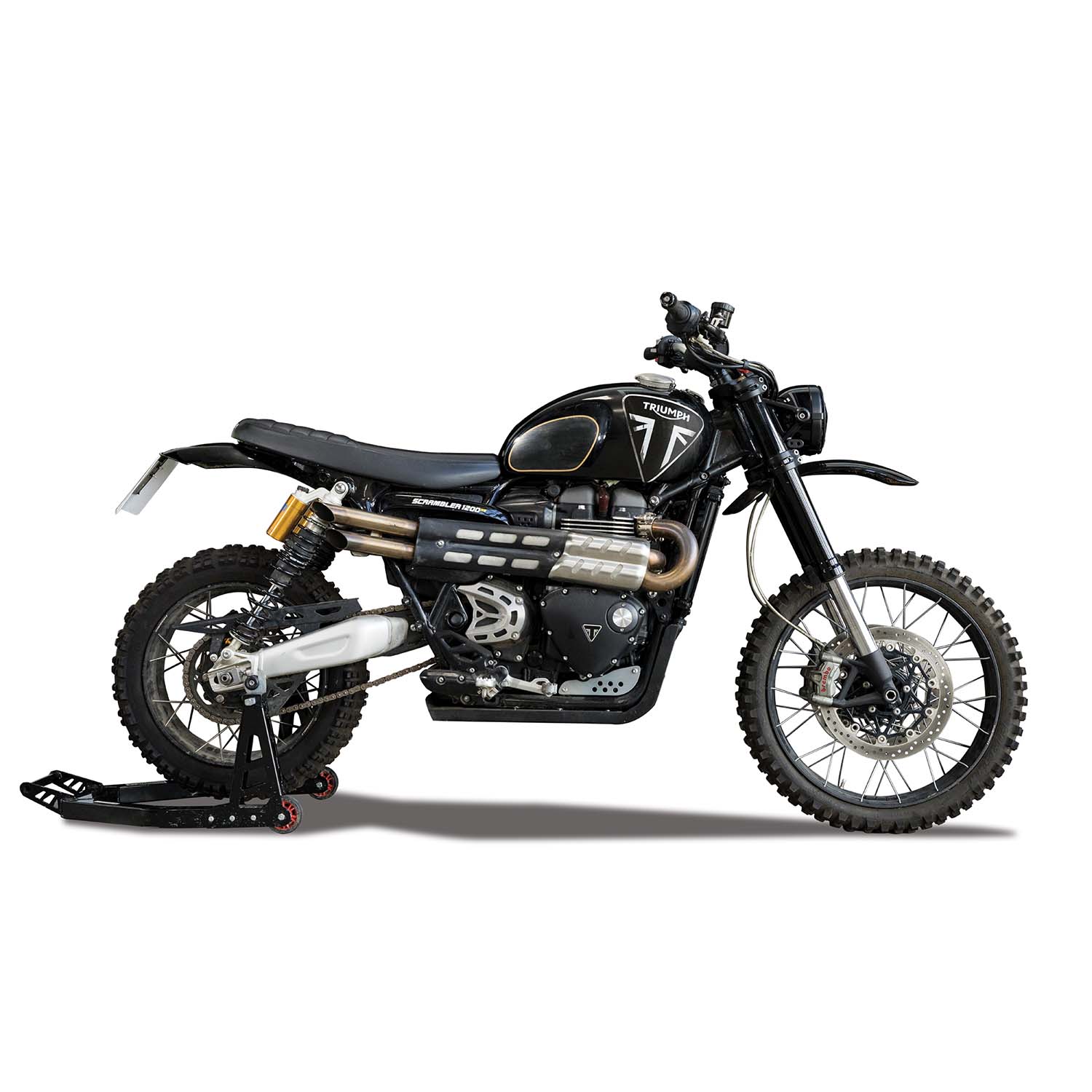 James Bond Triumph Scrambler 1200 Model Bike - No Time to Die Edition - By Corgi - Image 3