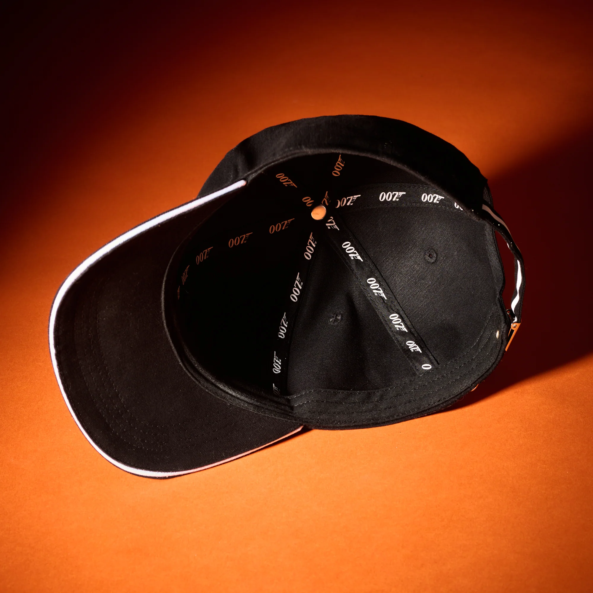 James Bond 007 Two-Tone Embroidered Baseball Cap - Black - Image 3