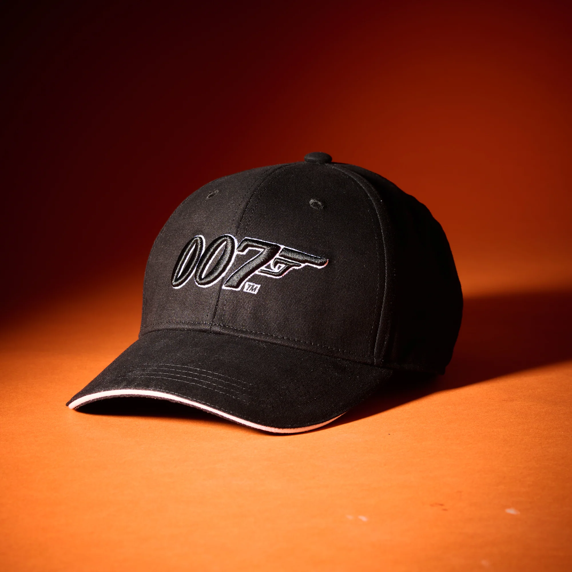 James Bond 007 Two-Tone Embroidered Baseball Cap - Black - Image 6