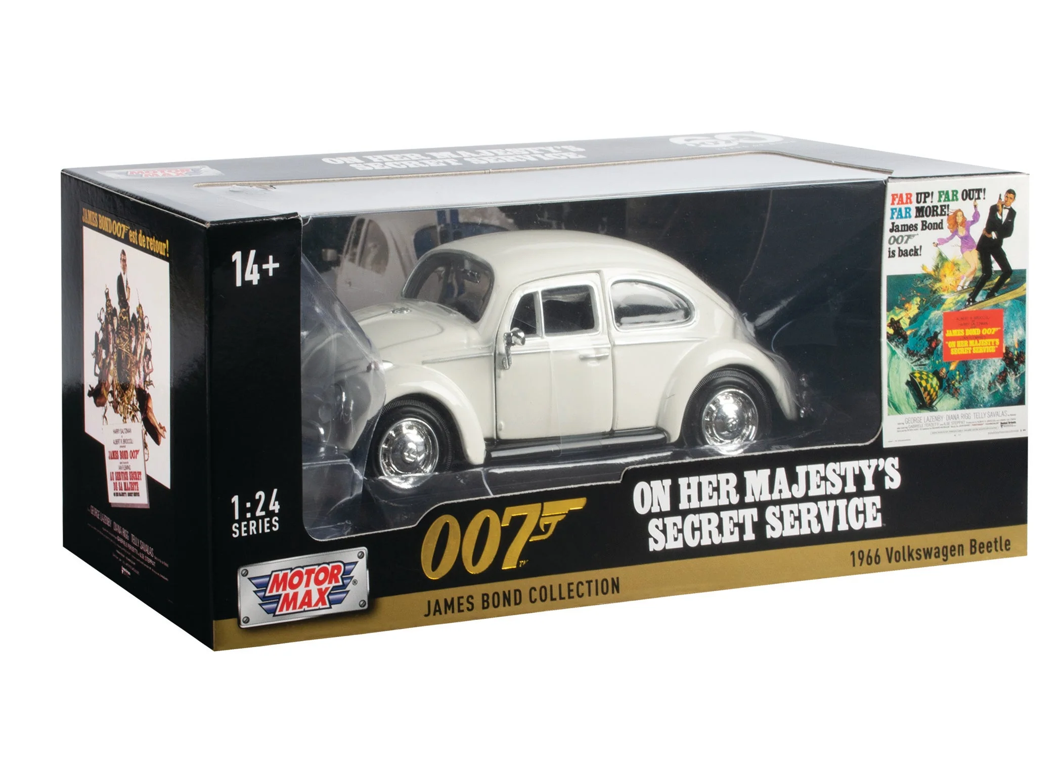 James Bond VW Beetle Model Car - On Her Majesty's Secret Service Edition - By Motormax (Outlet Item) - Image 7